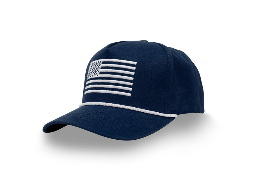 Merica - Navy and White